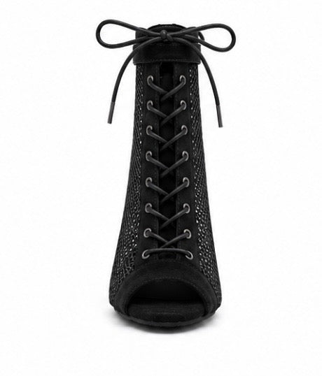 Black Leopard Boots