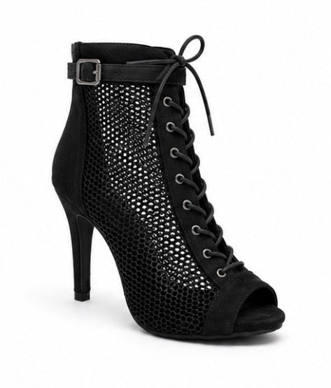 Black Leopard Boots