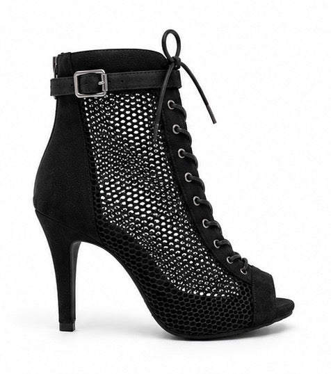 Black Leopard Boots