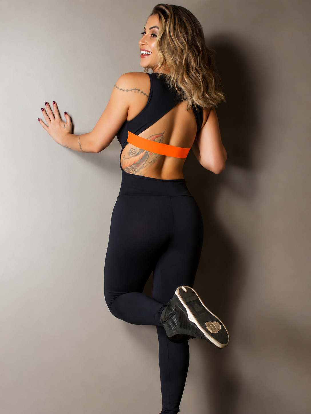 Neon Orange Jumpsuit