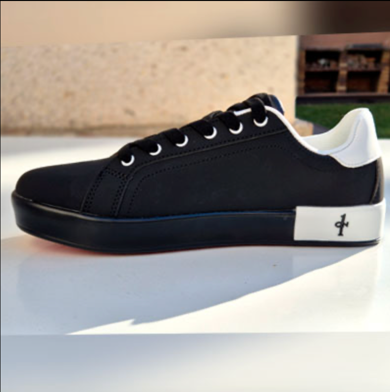 On 1 Black Sneakers